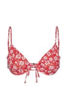 Pcanna Bikini Cup Bra Top Sww Bc Swimwear Bikinis Bikini Tops Wired Bikinitops Red Pieces