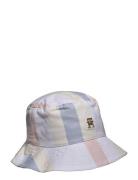 Beach Summer Stripes Bucket Hat Accessories Headwear Bucket Hats Blue Tommy Hilfiger
