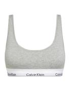 Lightly Lined Bralette Lingerie Bras & Tops Soft Bras Bralette Grey Calvin Klein