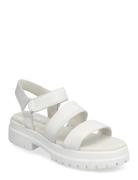 London Vibe Backstrap Sandal White Full Grain Flade Sandaler White Timberland