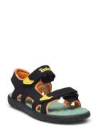 Perkins Row Backstrap Sandal Black W Medium Yellow Shoes Summer Shoes Sandals Multi/patterned Timberland