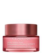 Multi-Acive Skin Renewing, Line-Smoothing Night Cream All Skin Types Fugtighedscreme Dagcreme Nude Clarins