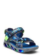 Boys S-Lights Hypno-Splash - Sun Breaks Shoes Summer Shoes Sandals Blue Skechers