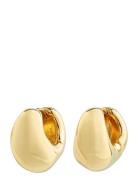Light Recycled Chunky Earrings Accessories Jewellery Earrings Hoops Gold Pilgrim