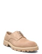 Lightweight Derby - Titanio Grey Shoes Business Laced Shoes Beige S.T. VALENTIN