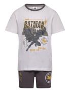 Set 2P Short + Ts Sets Sets With Short-sleeved T-shirt Multi/patterned Batman