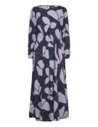 Candela Printed Maxi Dress Maxikjole Festkjole Blue Tamaris Apparel