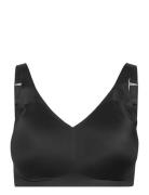 Bra Svea V Neck Top Lingerie Bras & Tops Soft Bras Tank Top Bras Black Lindex