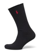 Cotton-Blend Crew Socks Underwear Socks Regular Socks Black Polo Ralph Lauren Underwear