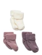 Wool Baby Socks - 3-Pack Socks & Tights Baby Socks Multi/patterned Mp Denmark