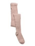 Wool Rib Tights Tights Pink Mp Denmark