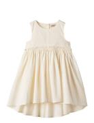 Dress Vilna Dresses & Skirts Dresses Casual Dresses Sleeveless Casual Dresses White Wheat