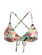Pt Beach Classics Strappy Bra Swimwear Bikinis Bikini Tops Triangle Bikinitops Multi/patterned Roxy