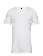 Jbs T-Shirt V-Neck Tops T-Kortærmet Skjorte White JBS