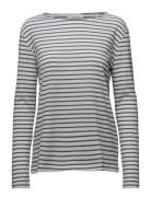 Nobel Ls Stripe 3173 Tops T-shirts & Tops Long-sleeved Blue Samsøe Samsøe