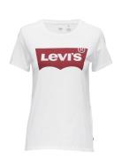 The Perfect Tee Large Batwing Tops T-shirts & Tops Short-sleeved White LEVI´S Women
