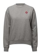 Jess Sweatshirt Tops Sweatshirts & Hoodies Sweatshirts Grey Double A By Wood Wood