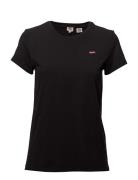 Perfect Tee Mineral Black Tops T-shirts & Tops Short-sleeved Black LEVI´S Women