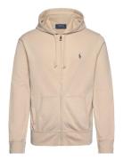 Spa Terry Full-Zip Hoodie Tops Sweatshirts & Hoodies Hoodies Beige Polo Ralph Lauren