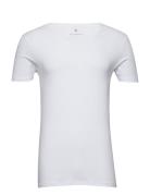 Jbs Of Dk T-Shirt V-Neck Tops T-Kortærmet Skjorte White JBS Of Denmark