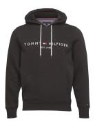 Core Tommy Logo Hoody Tops Sweatshirts & Hoodies Hoodies Black Tommy Hilfiger