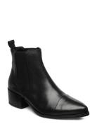 Parker Shoes Boots Ankle Boots Ankle Boots Flat Heel Black Pavement