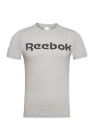 Gs Reebok Linear Rea Sport T-Kortærmet Skjorte Grey Reebok Classics