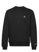 Ck Essential Reg Cn Tops Sweatshirts & Hoodies Sweatshirts Black Calvin Klein Jeans