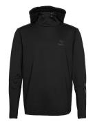 Hmlaston Hoodie Sport Sweatshirts & Hoodies Hoodies Black Hummel