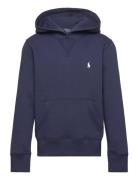 Fleece Hoodie Tops Sweatshirts & Hoodies Hoodies Navy Ralph Lauren Kids