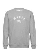 Brand Sweatshirt Tops Sweatshirts & Hoodies Sweatshirts Grey Makia
