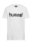 Hmlgo Kids Cotton Logo T-Shirt S/S Sport T-Kortærmet Skjorte White Hummel