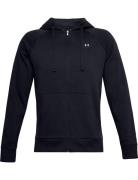Ua Rival Fleece Fz Hoodie Sport Sweatshirts & Hoodies Hoodies Black Under Armour