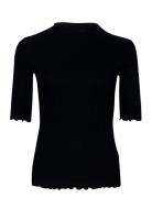 Candacekb Ss Tee Tops T-shirts & Tops Short-sleeved Black Karen By Simonsen