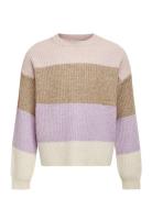 Kogsandy L/S Stripe Pullover Knt Noos Tops Knitwear Pullovers Multi/patterned Kids Only