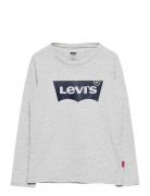 Levi's® Long Sleeve Batwing Tee Tops T-shirts Long-sleeved T-Skjorte Grey Levi's