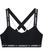 Ua Crossback Low Sport Bras & Tops Sports Bras - All Black Under Armour