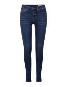 Garment-Washed Jeans With Organic Cotton Bottoms Jeans Skinny Blue Esprit Casual