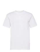 Slhcolman Ss O-Neck Tee Noos Tops T-Kortærmet Skjorte White Selected Homme