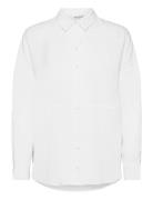 Slftrixy Ls Shirt Tops Shirts Long-sleeved White Selected Femme