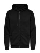 Onsceres Zip Thr. Hoodie Sweat Noos Tops Sweatshirts & Hoodies Hoodies Black ONLY & SONS