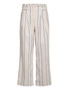 Elsa Trousers Bottoms Trousers Wide Leg Beige Morris Lady