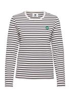 Moa Stripe Long Sleeve Tops T-shirts & Tops Long-sleeved Multi/patterned Double A By Wood Wood
