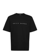 Alias Tee - New Designers T-Kortærmet Skjorte Black Daily Paper
