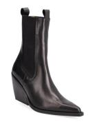 George - Pistol Boot Low Shoes Boots Ankle Boots Ankle Boots With Heel Black Day Birger Et Mikkelsen