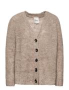 04 The Knit Cardigan Tops Knitwear Cardigans Beige My Essential Wardrobe