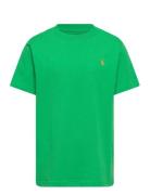 26/1 Jersey-Ss Cn-Tp-Tsh Tops T-Kortærmet Skjorte Green Ralph Lauren Kids