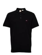 Levis Hm Polo Mineral Black Pi Tops Polos Short-sleeved Black LEVI´S Men