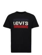 Sportswear Logo Graphic Sports Tops T-Kortærmet Skjorte Black LEVI´S Men