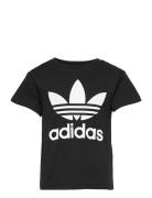 Trefoil Tee Tops T-Kortærmet Skjorte Black Adidas Originals